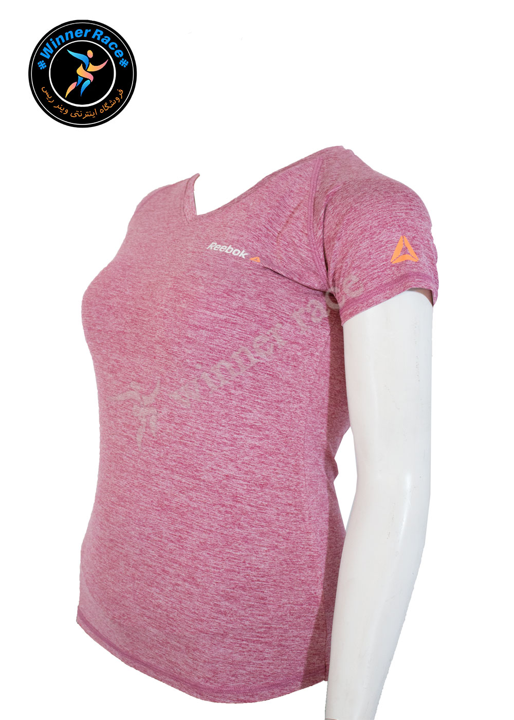 تی شرت ورزشی زنانه یقه هفت ریبوک کد 2038