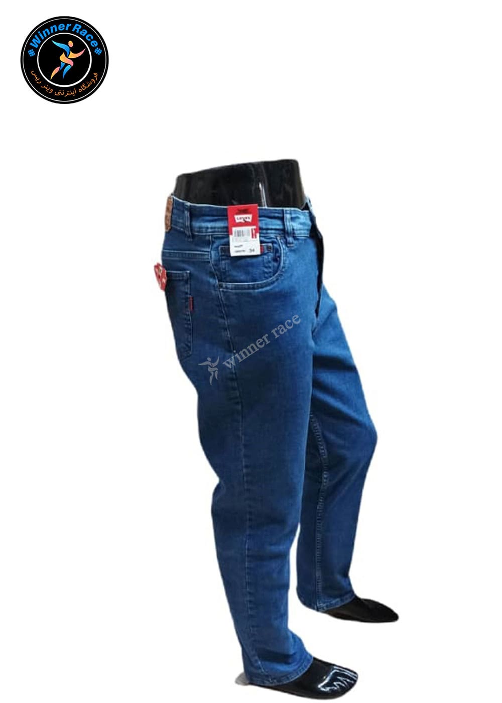 شلوار جین مردانه فاق بلند طرح کلاسیک کد 59