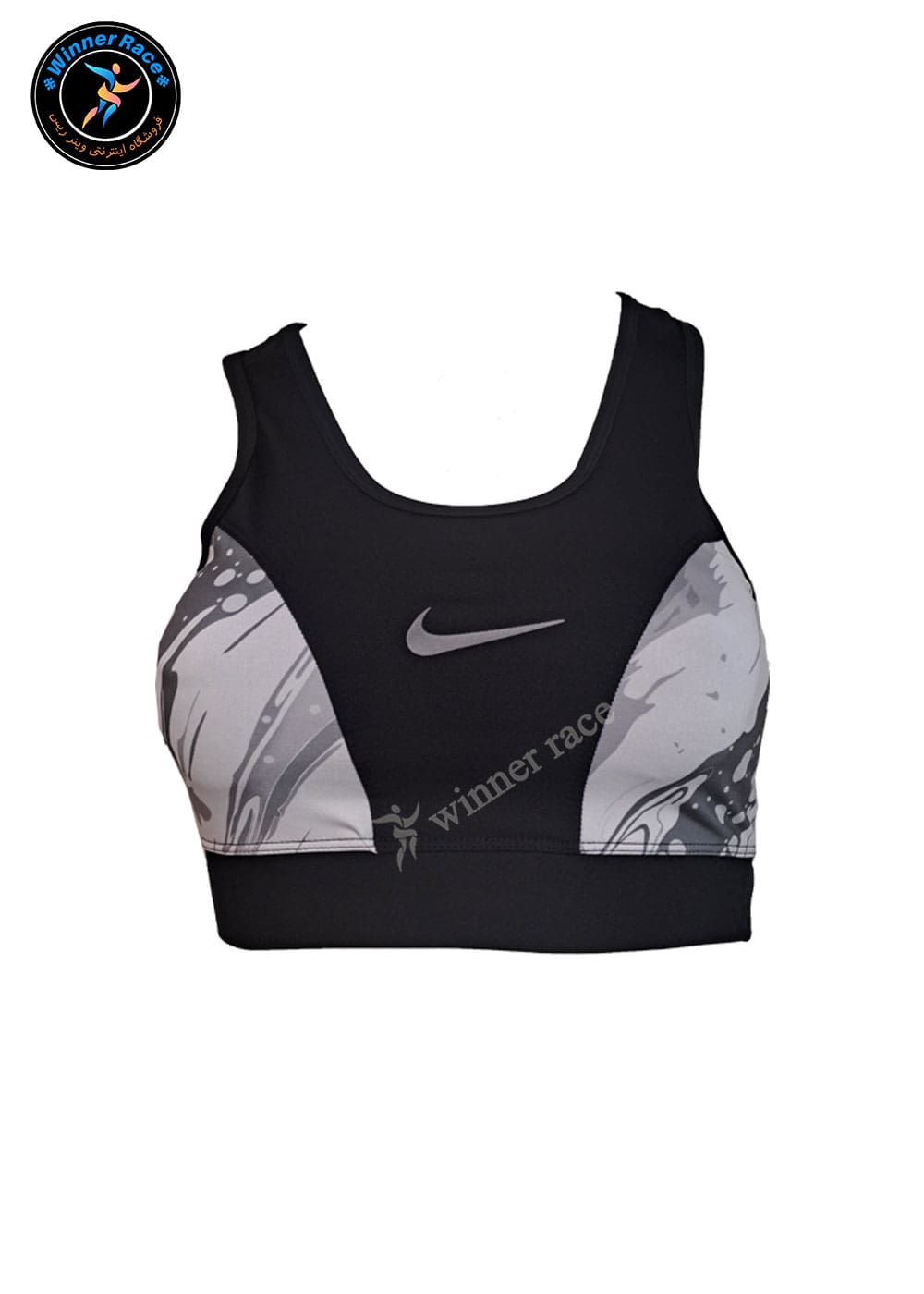 نیمتنه و لگ برمودا طرح دار ورزشی زنانه نایک کد 2104